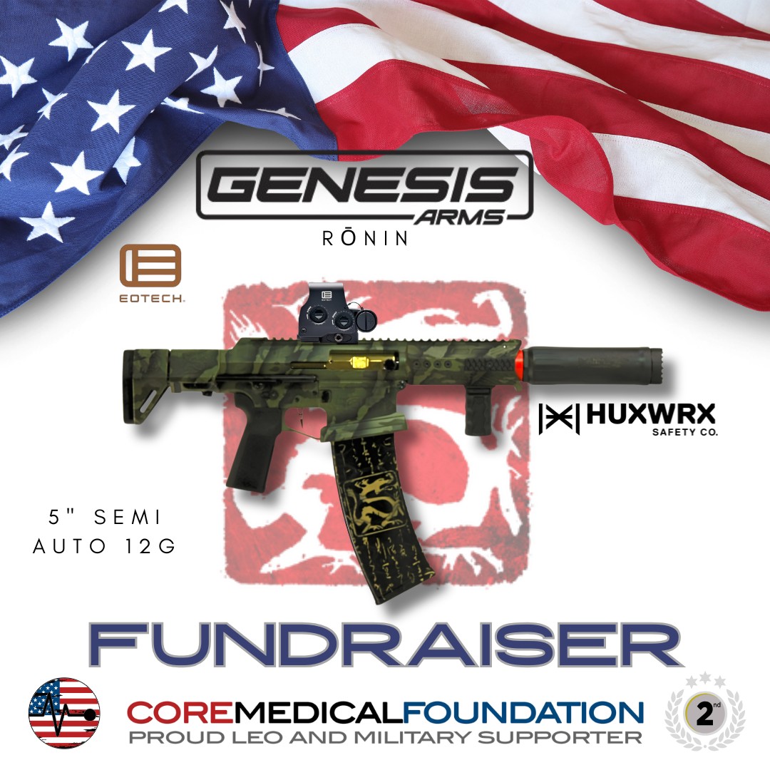 Second prize — Genesis Arms Ronin, EOTECH sight, and HUXWRX suppressor